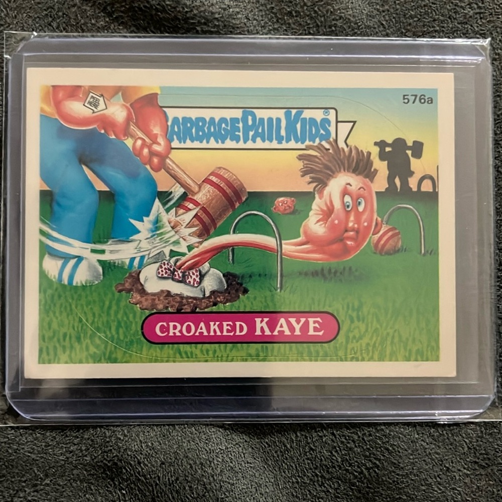 Topps garbage pail kids card